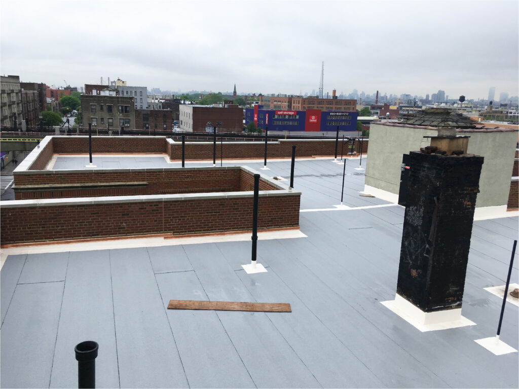 Restoring an old roof deck